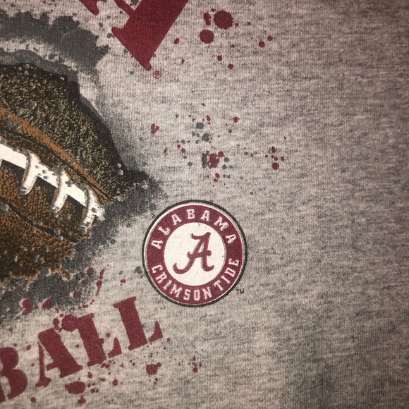 Alabama Crimson Tide Youth Kids Boys Size 16 18 XL Football Playoff Shirt Gift - Picture 3 of 12